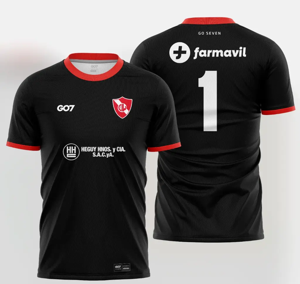 CAMISETA NEGRA ARQUERO (SIN NUMERO)
