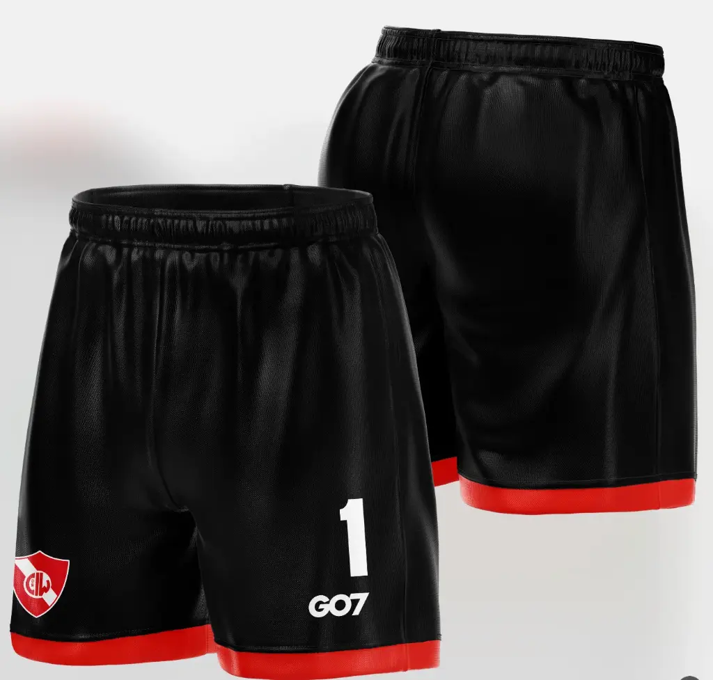 SHORT NEGRO DE ARQUERO (CON NUMERO)