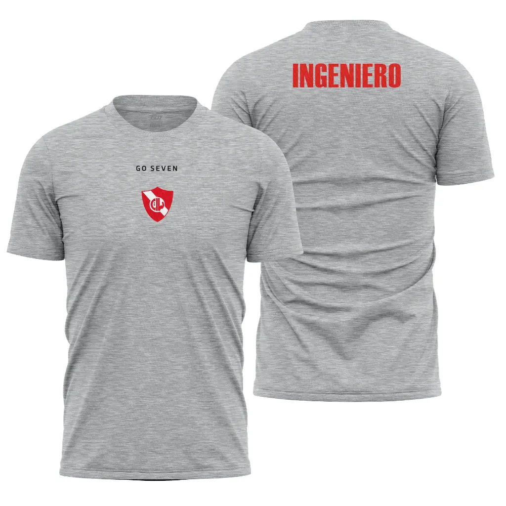 REMERA COMFY - GRIS MELANGE